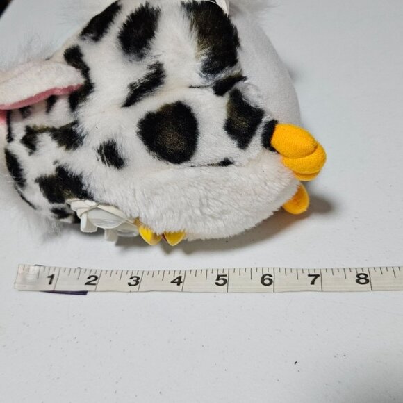Vintage 90s Nanco Furby Snow Leopard 7 inch Plush Hypnotic Eyes Stuffed Animal - Picture 8 of 8